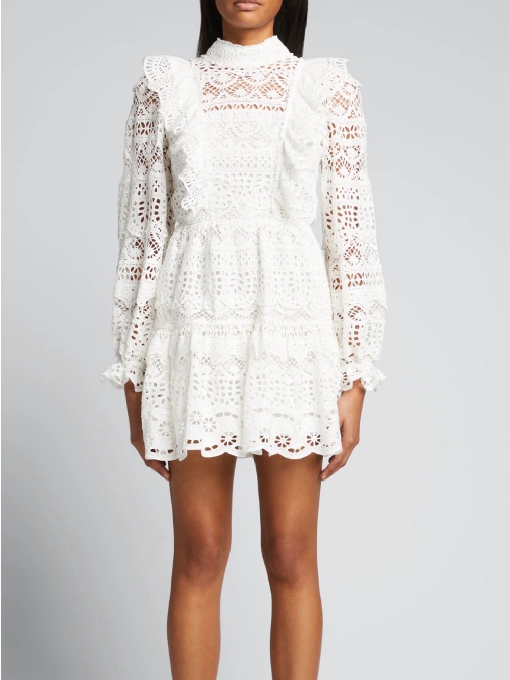 NWT Sea New York Patrizia White lace dress